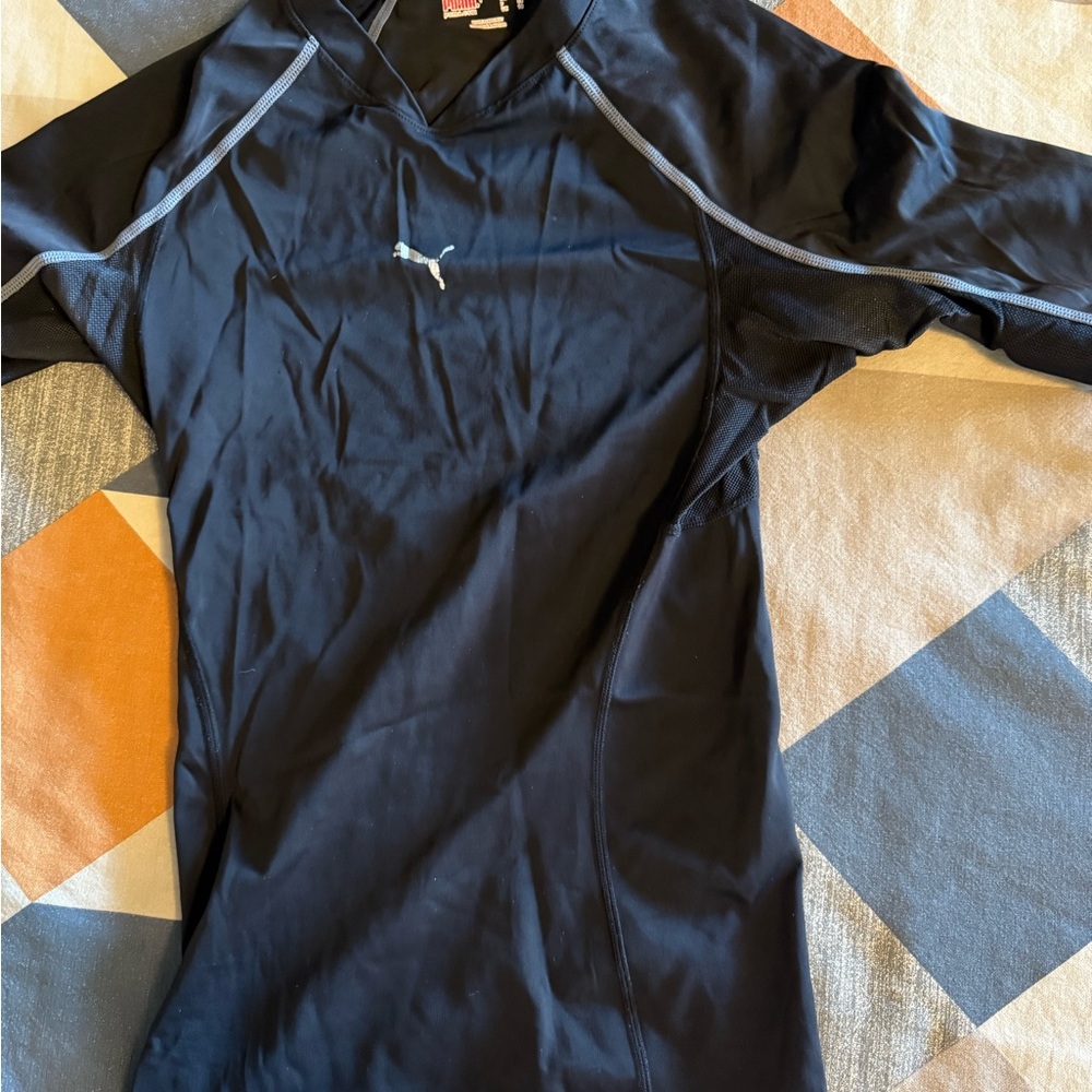 Puma Men's Black Swim Shirt